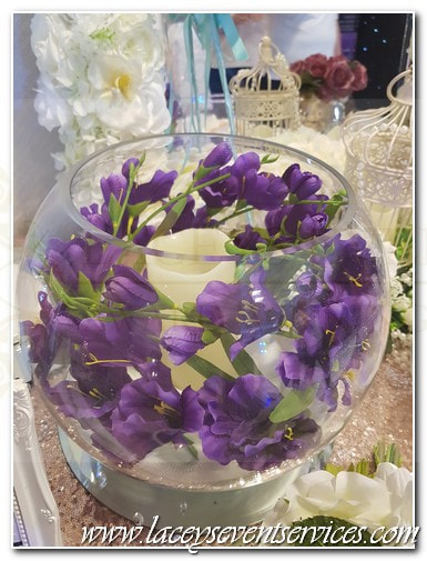 Wedding Bubble Vase Centrepiece Hire Essex