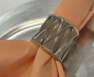 Kensington napkin rings, leather - Newport